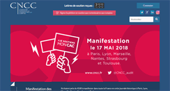 Desktop Screenshot of cncc.fr