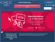 Tablet Screenshot of cncc.fr